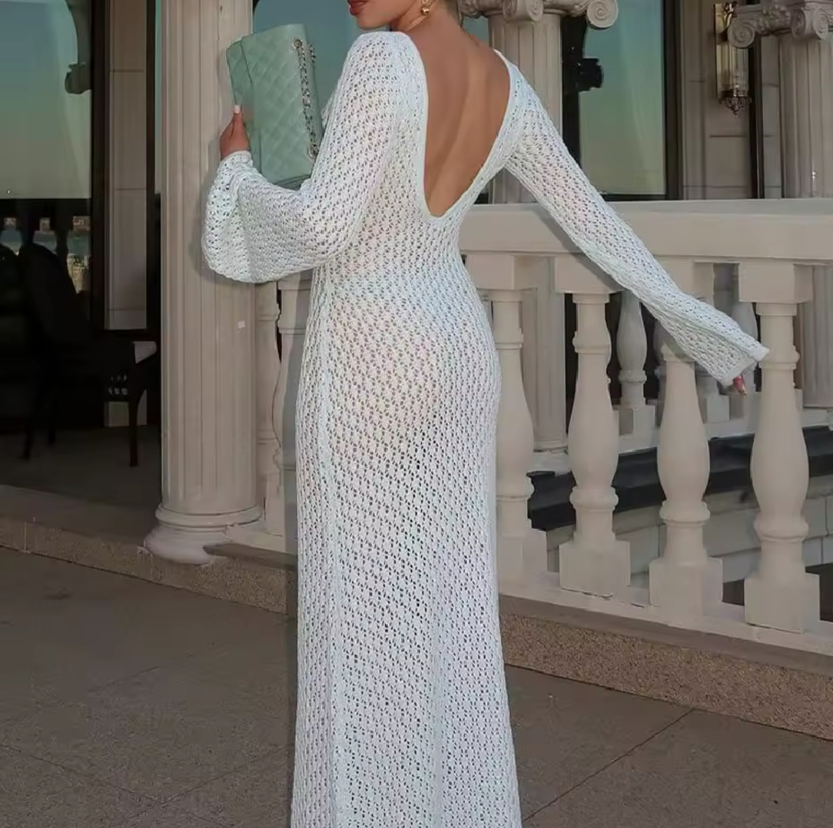 Charme Bohème : La Robe Maxi Crochet Élégante pour un Été Chic ☀️🏝️